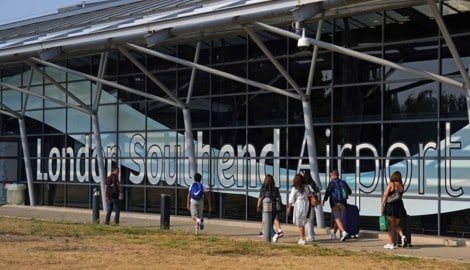 Der Flughafen London-Southend ist vorläufig geschlossen.