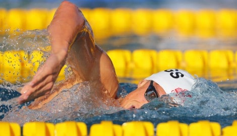 Luca Karl muss sich bei der Freiwasser-WM noch gedulden.