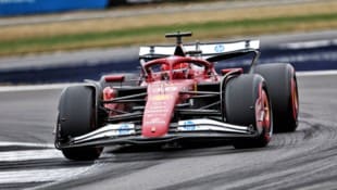 Charles Leclerc in seinem SF-25 beim Großen Preis von England.
