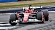 Charles Leclerc in seinem SF-25 beim Großen Preis von England.