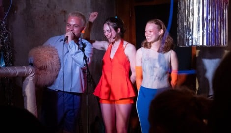 Jacob Brokke, Amadea Soltau und Emilie Ostermayer in „Belly of the Best“ 