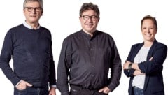 Hermann Blassnig, Burkhard Walla und Alexandrea Rümmele-Waibel (v.l.) stehen an der Spitze der ...