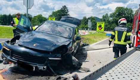 Der Unfall ereignete sich bei der S6-Abfahrt Krieglach-Ost.
