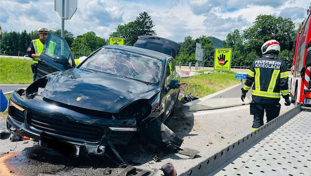 Der Unfall ereignete sich bei der S6-Abfahrt Krieglach-Ost.
