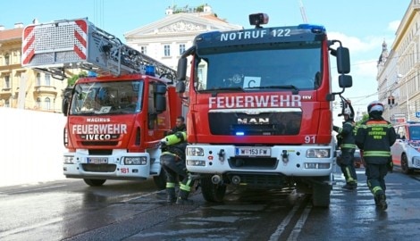 Die Berufsfeuerwehr war rasch an Ort und Stelle.
