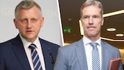 Reinhold Binder, Chef der Produktionsgewerkschaft PRO-GE (links), und Christian Knill, Sprecher ...