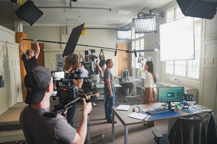 Auf dem Otto-Wagner-Areal befindet sich der filmische Hauptsitz des Wiener Landeskriminalamts.