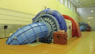 Die Wasserkraftwerke spielen bei der Energieversorgung nach wie vor die größte Rolle.