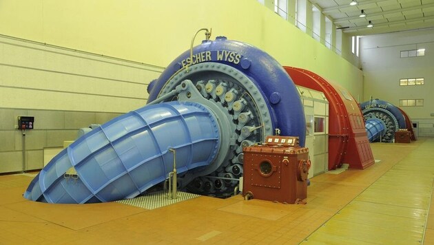 Die Wasserkraftwerke spielen bei der Energieversorgung nach wie vor die größte Rolle.