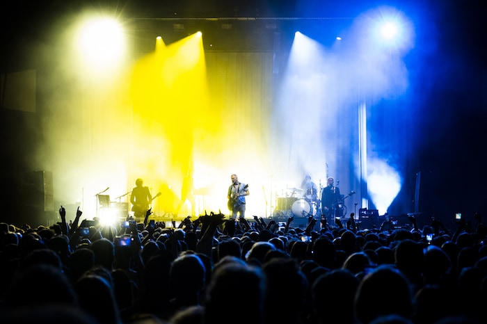 Die Queens Of The Stone Age bei ihrem Auftritt in der Wiener Stadthalle vergangenen Sonntag.