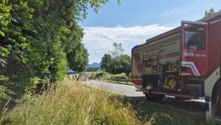 Einsatzkräfte vor Ort