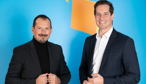 Mario Frühauf und Philipp König (r.).