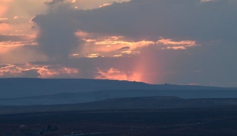 Vergangene Woche hat ein Waldbrand im Grand Canyon-Nationalpark gewütet. Am Montag stand immer ...