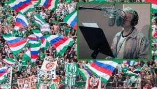 Wie wird das von Florian Ragendorfer interpretierte „Dort sind wir“ von den Fans des SK Rapid ...
