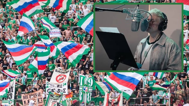Wie wird das von Florian Ragendorfer interpretierte „Dort sind wir“ von den Fans des SK Rapid ...
