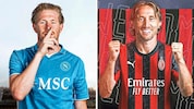 Kevin De Bruyne (li.) heuerte bei Napoli an, Luka Modric (re.) landete bei Milan.