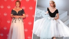 Camille Gottlieb ließ sich bei hrer Robe von dem ikonischen Look von Grace Kelly inspirieren.