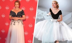 Camille Gottlieb ließ sich bei hrer Robe von dem ikonischen Look von Grace Kelly inspirieren.