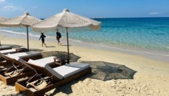 Entspannt am Strand kann man guten Gewissens das Arbeitshandy abschalten