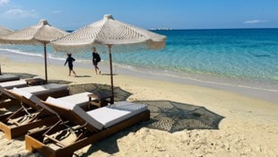 Entspannt am Strand kann man guten Gewissens das Arbeitshandy abschalten