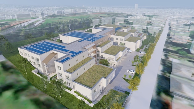 So soll das neue Pflegezentrum in Perchtoldsdorf am Standort des alten Beatrixheimes aussehen.
