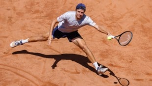 Joel Schwärzler streckte sich im Halbfinale von Tulln vergeblich.