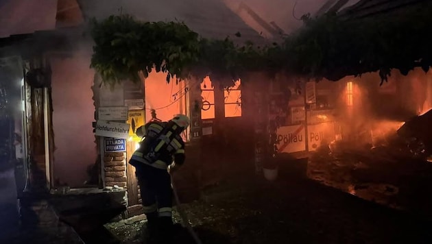 Mehr als 100 Feuerwehrleute waren im Löscheinsatz.