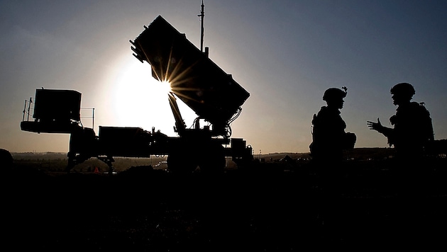 Eine Patriot-Abwehrstellung der US-Armee