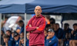 Red Bull Salzburgs Trainer Thoma Letsch.