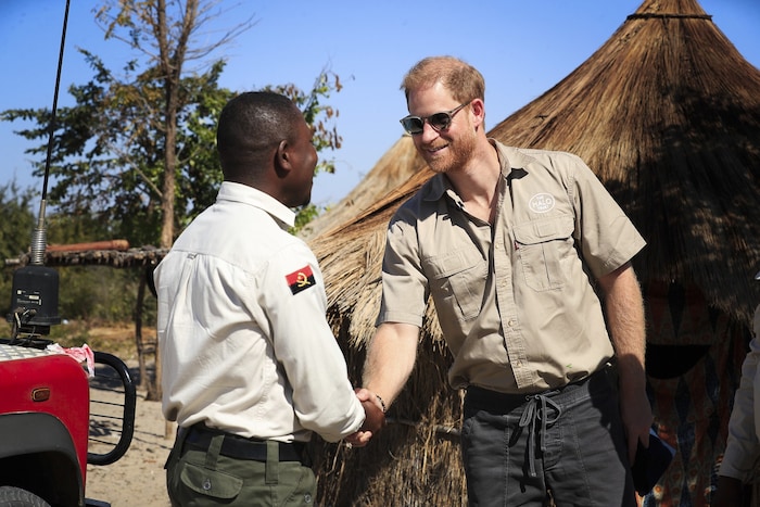 Prinz Harry in Angola