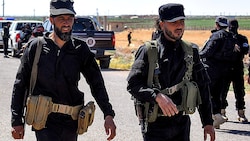 Syrische Sicherheitskräfte in Sweida