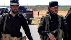 Syrische Sicherheitskräfte in Sweida