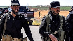 Syrische Sicherheitskräfte in Sweida