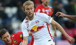 Inbegriff eines Bullen-Kickers: Konrad Laimer.