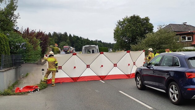 Die Freiwillige Feuerwehr Seekirchen war vor Ort im Einsatz.