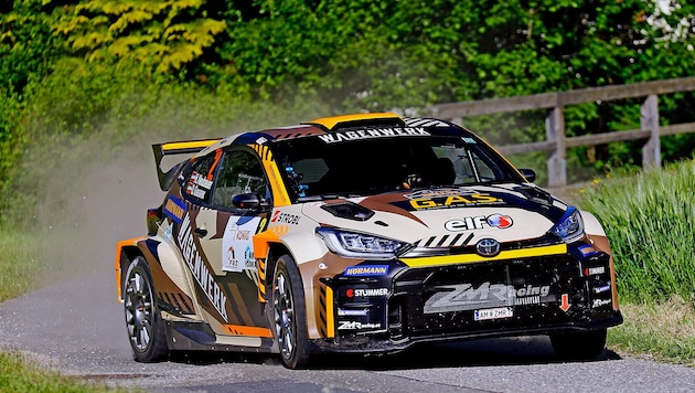 Hermann Neubauer geht in Weiz wieder mit dem Toyota an den Start.