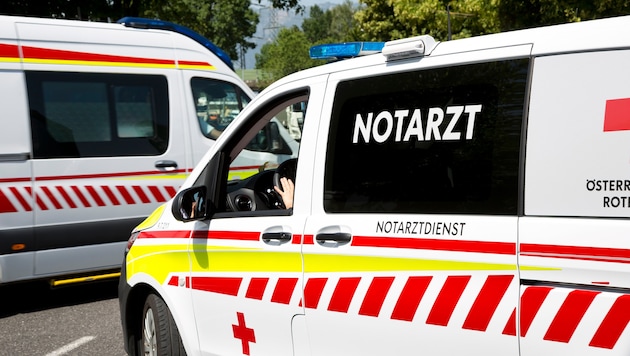 Die Verletzte wurde von der Rettung ins Krankenhaus gebracht.