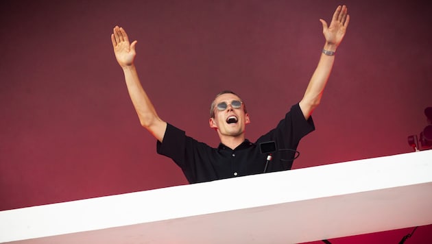 Hier sorgt Felix Safran De Laet aka Lost Frequencies gerade beim Frequency Festival für ...