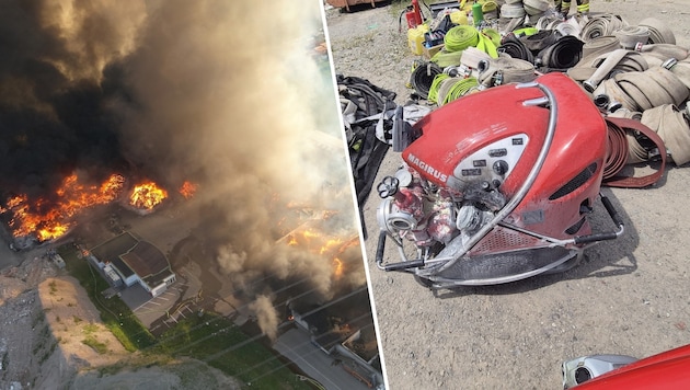 Das Feuerinferno in Osttirol forderte Einsatzkräfte mehrere Tage. Die Belastung für Florianis ...