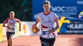 Jannis Bonek bei der WM in Finnland.
