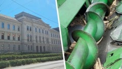 Die Verhandlung nach dem grauenhaften Arbeitsunfall mit einer Förderschnecke (Symbolbild) wird ...