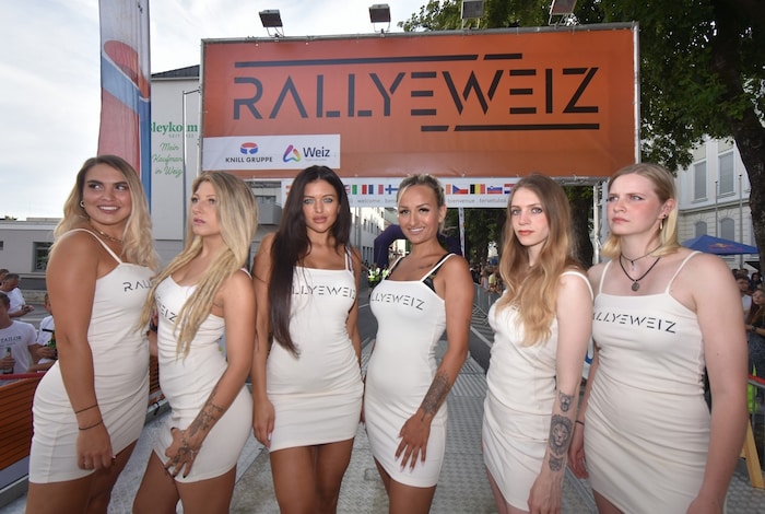 Aich die Grid-Girls sind in Weiz wieder mit dabei.