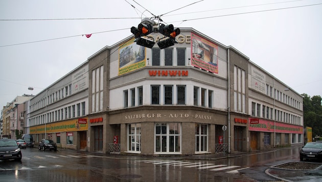 Der historische Autopalast soll zum Vorzeigeprojekt für Wohnen und Gewerbe werden.