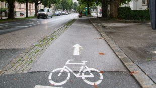 Der Radweg wird saniert.