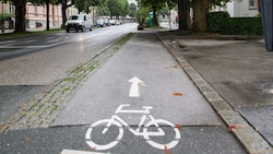 Der Radweg wird saniert.