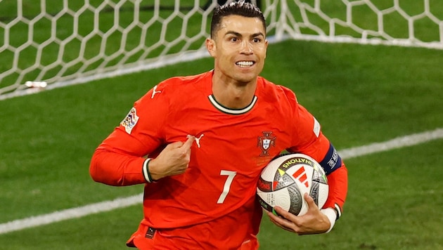 Portugal-Torjäger Cristiano Ronaldo