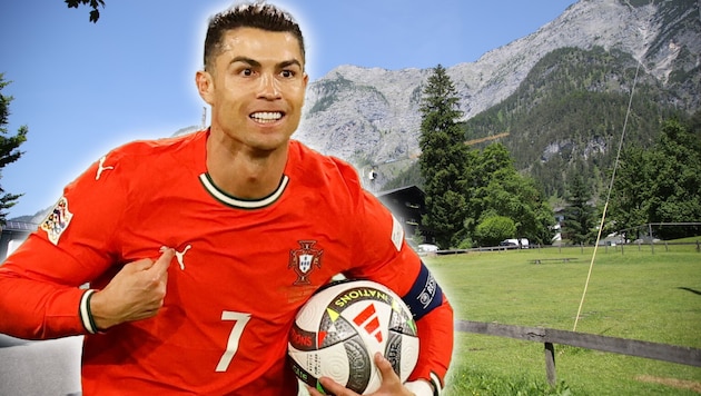 Trainiert bald in Saalfelden: Superstar Cristiano Ronaldo.