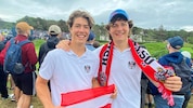 Valentin und Lukas (re.) feuerten Straka an.