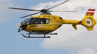 Der Rettungshubschrauber war im Einsatz. (Symbolbild)