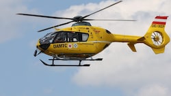 Die Crew des C12 flog den Schwerstverletzten ins LKH Graz